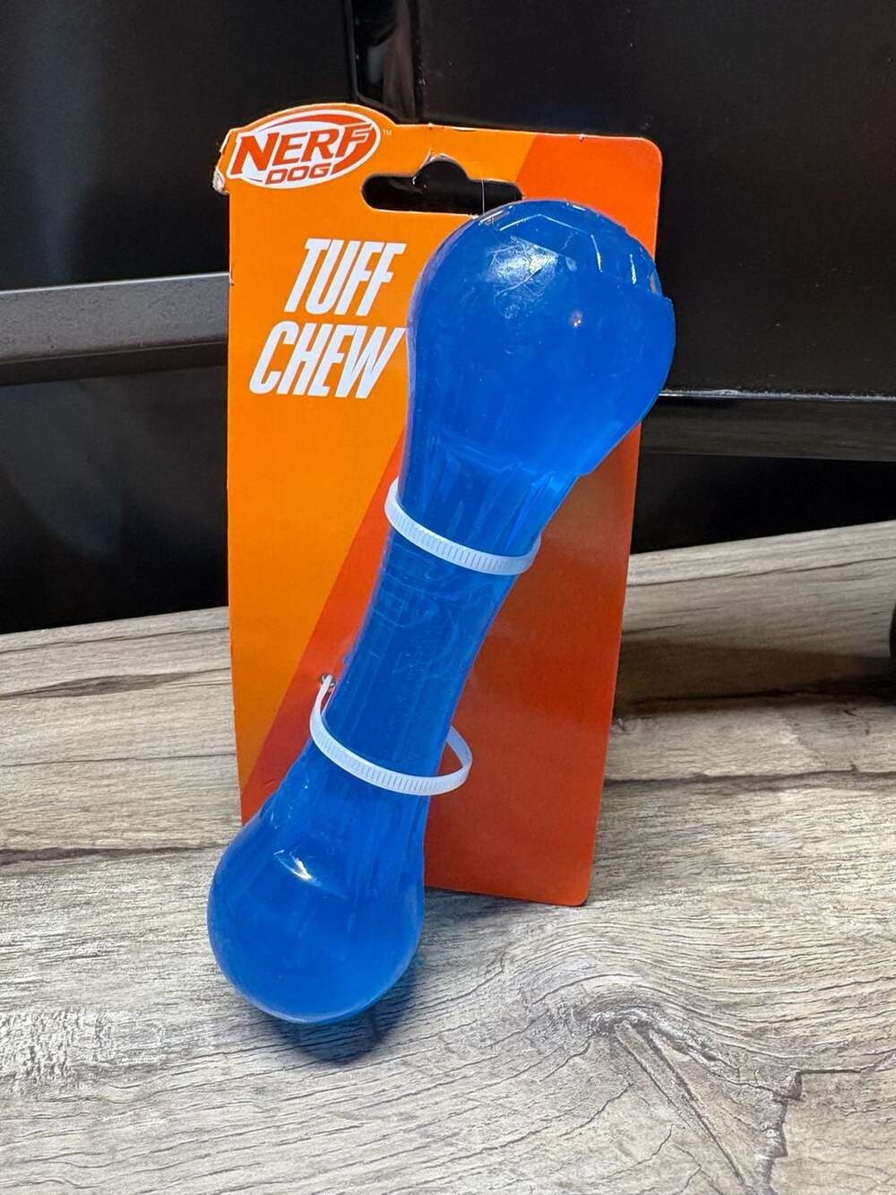 Nerf Dog Tuff Chew Bone Blue Dog Toy